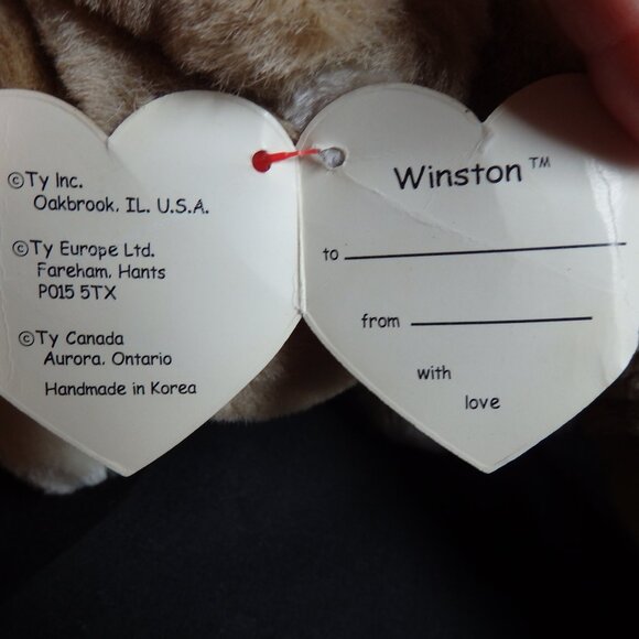 Vintage Ty Classic “Winston” the English Bulldog plush toy - Picture 6 of 7